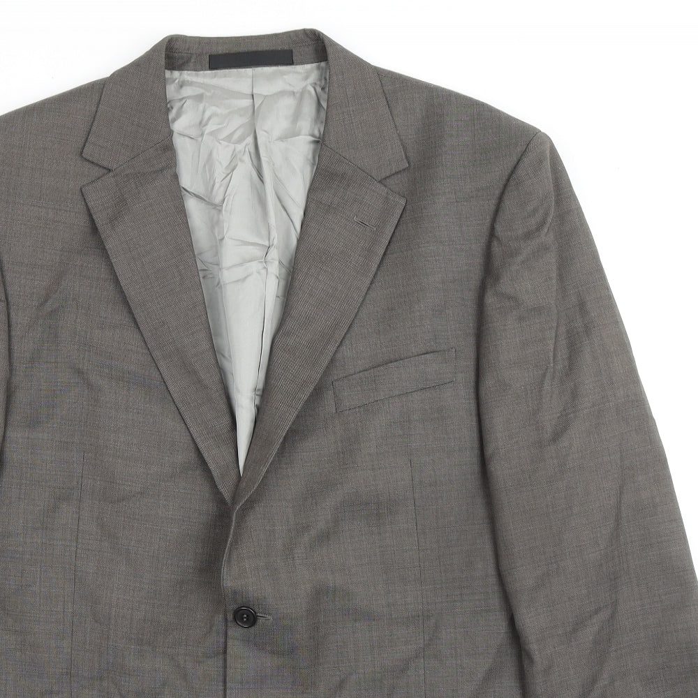 Marks and Spencer Mens Grey Wool Jacket Suit Jacket Size 44 Regular
