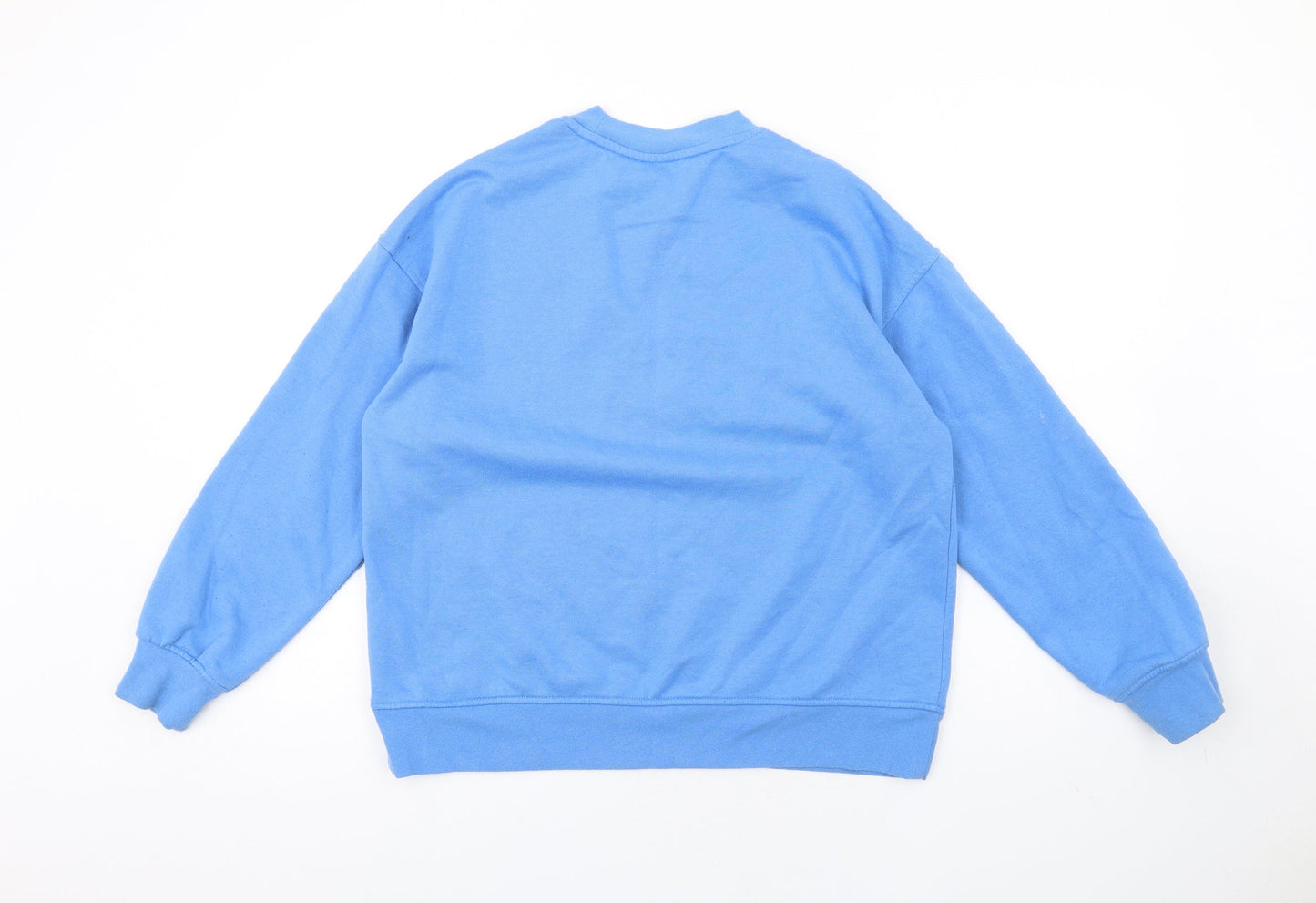 Disney Womens Blue Polyester Pullover Sweatshirt Size S Pullover - Lilo & Stitch