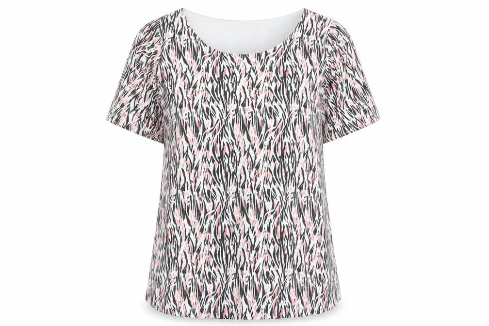 Womens UK Size M BASSINI Multicoloured Polyester T-Shirt
