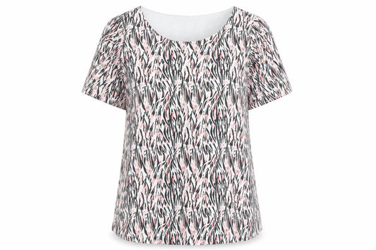 Womens UK Size M BASSINI Multicoloured Polyester T-Shirt