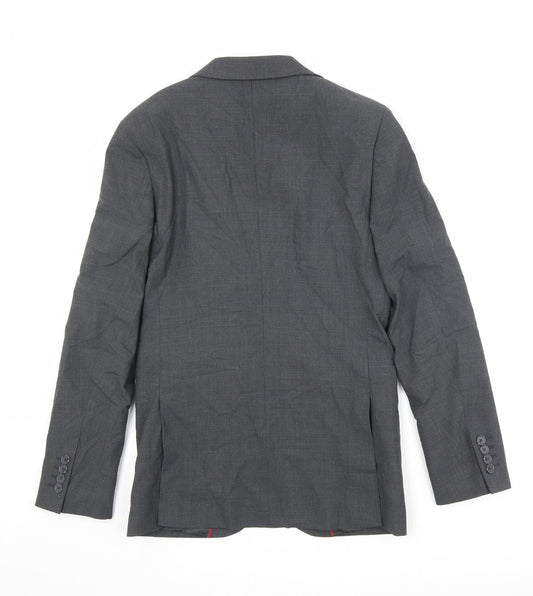 Marks and Spencer Mens Grey Wool Jacket Suit Jacket Size 34 Regular