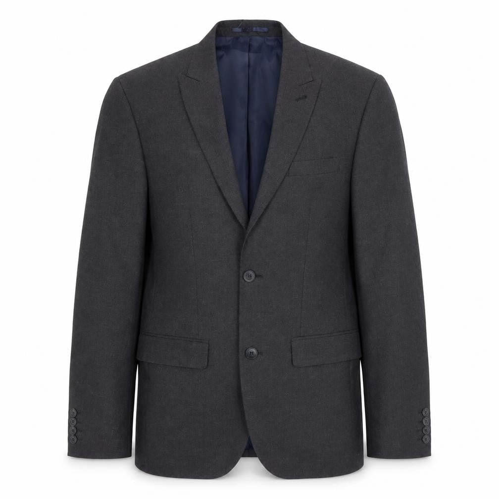 NEXT Mens Black Polyester Jacket Suit Jacket Size 36 Regular
