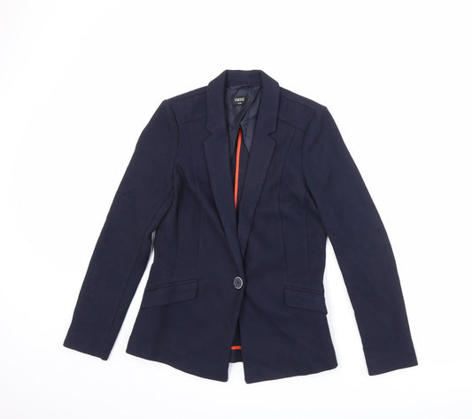 Oasis Womens Blue Jacket Blazer Size 8 Button