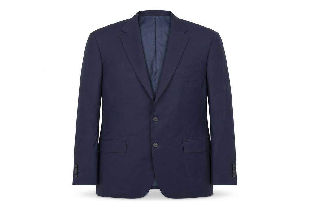 Marks and Spencer Mens Blue Polyester Jacket Suit Jacket Size 44 Regular