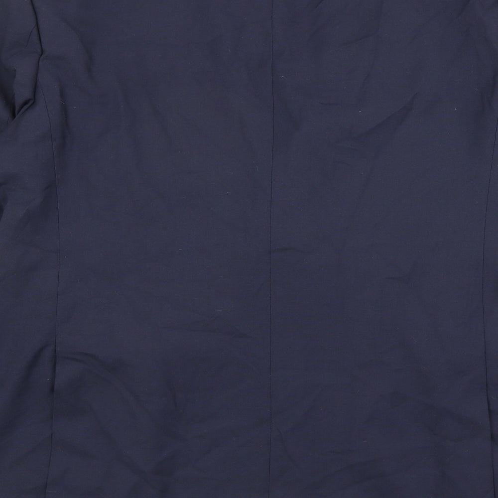 Marks and Spencer Mens Blue Polyester Jacket Suit Jacket Size 44 Regular