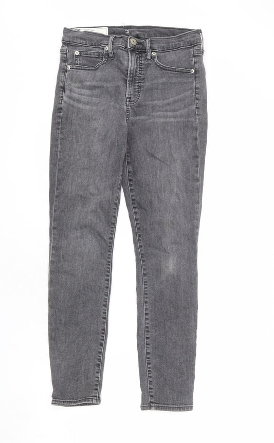 Gap Mens Grey Cotton Skinny Jeans Size 28 in L28 in Regular Zip