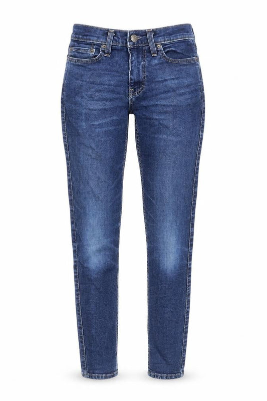 Hollister Womens Blue Cotton Skinny Jeans Size 26 in L30 in Regular Zip