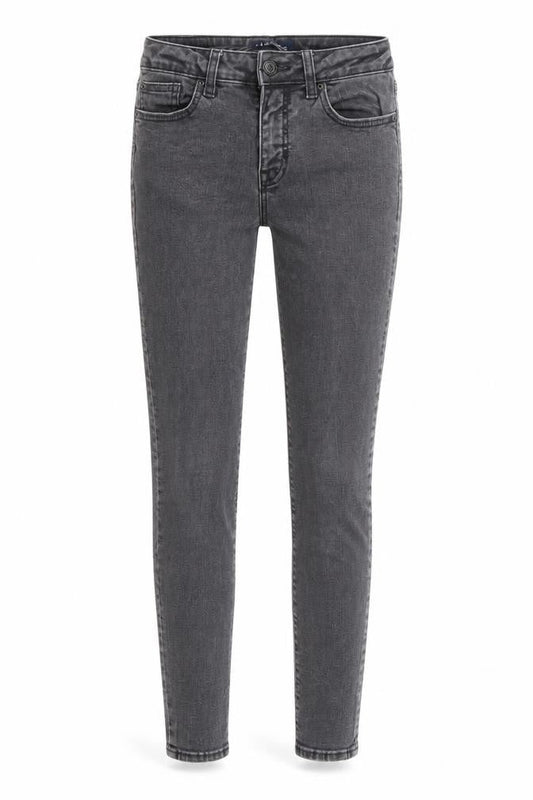 Gap Womens Grey Cotton Skinny Jeans Size 27 in L27 in Regular Zip