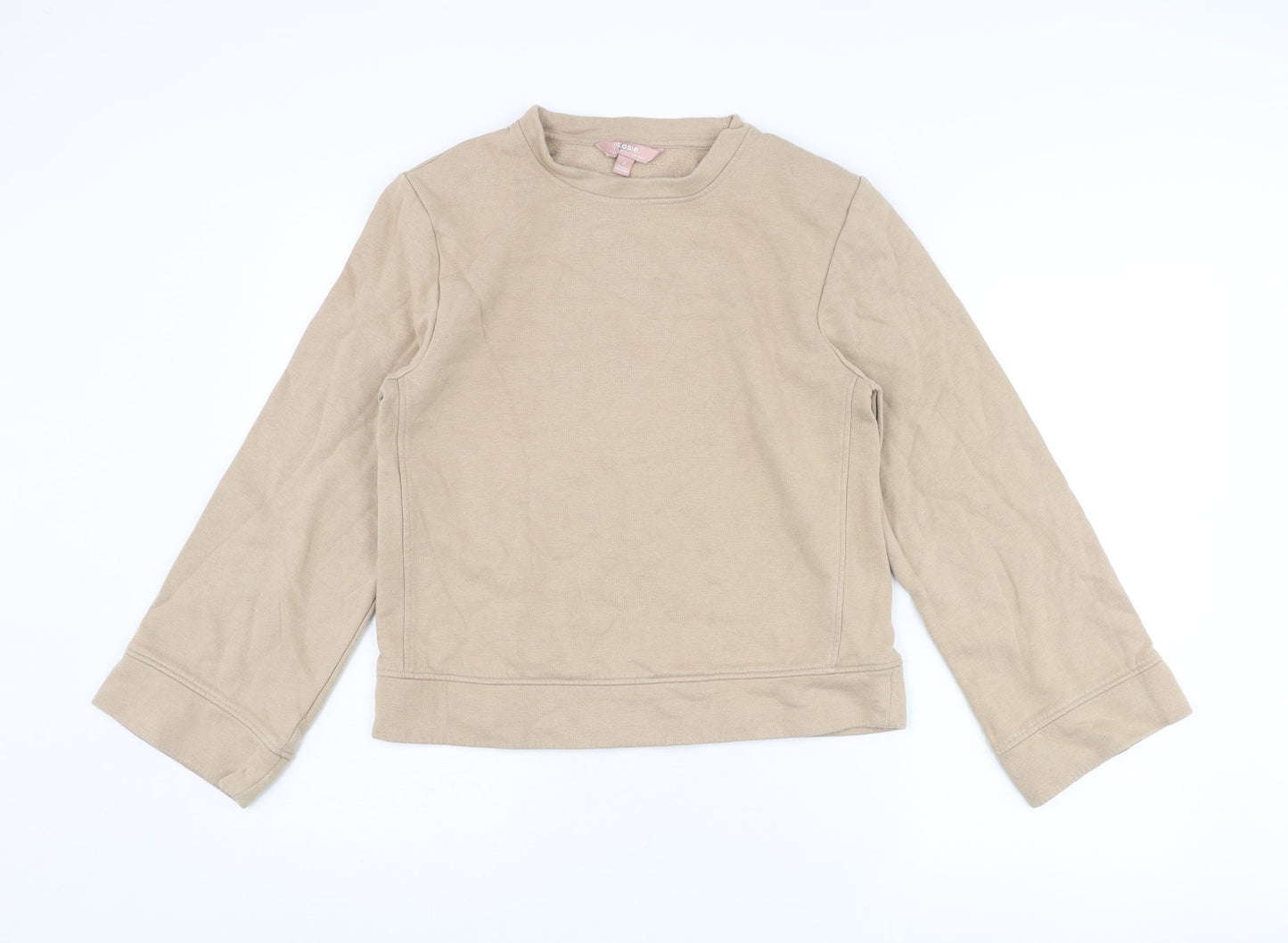 Marks and Spencer Womens Brown Cotton Pullover Sweatshirt Size S Pullover