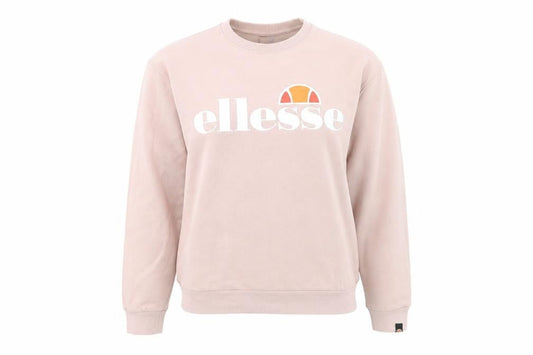 Womens UK 12 Regular ellesse Pink Pullover Sweatshirt