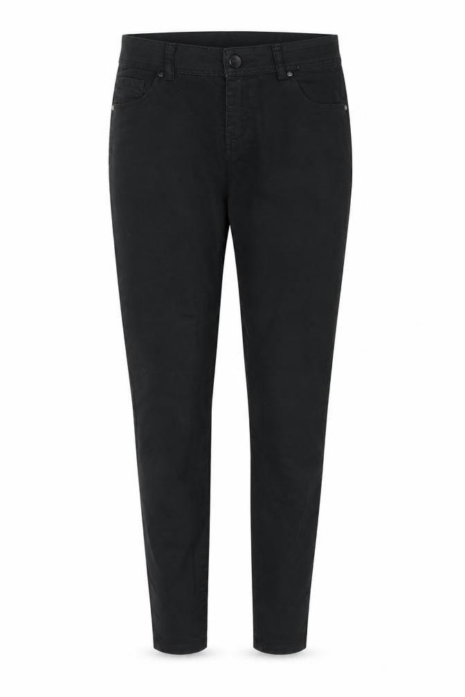 YesYes Womens Black Cotton Skinny Jeans Size 10 L28 in Regular Zip - Pockets