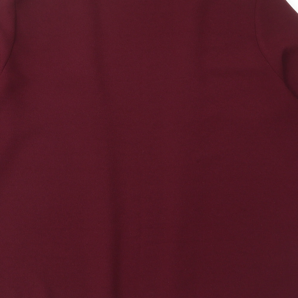 Red Herring Womens Red Jacket Blazer Size 14 - Open