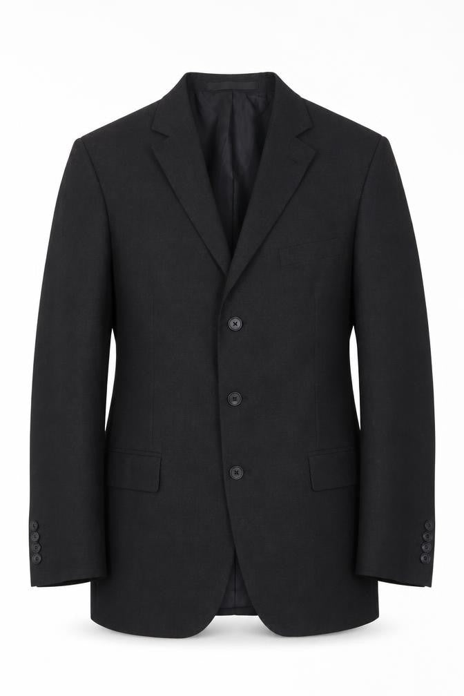 Marks and Spencer Mens Grey Polyester Jacket Suit Jacket Size 40 Regular - Inside pockets, Lined