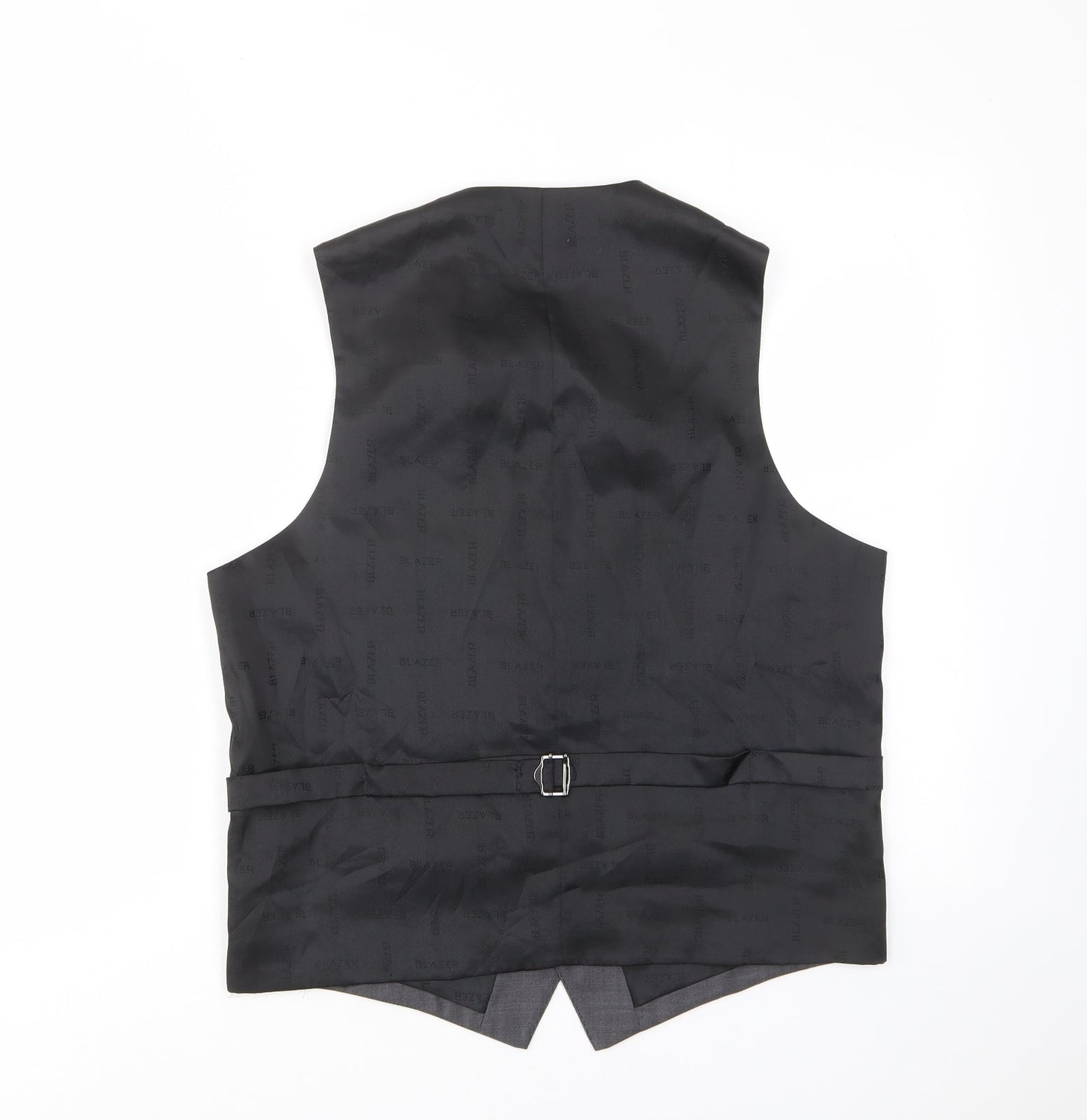 Blazer Mens Grey Wool Jacket Suit Waistcoat Size M Regular