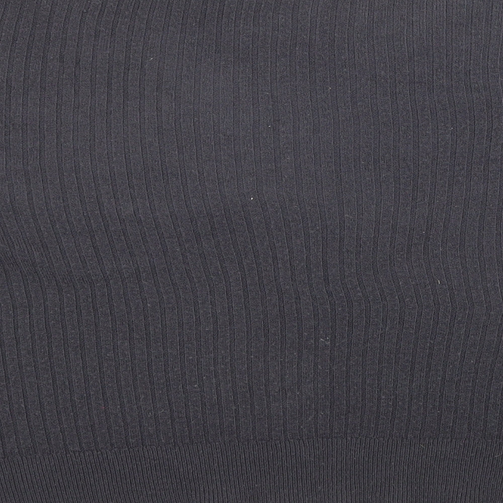 Marks and Spencer Womens Blue Boat Neck Acrylic Pullover Jumper Size 16