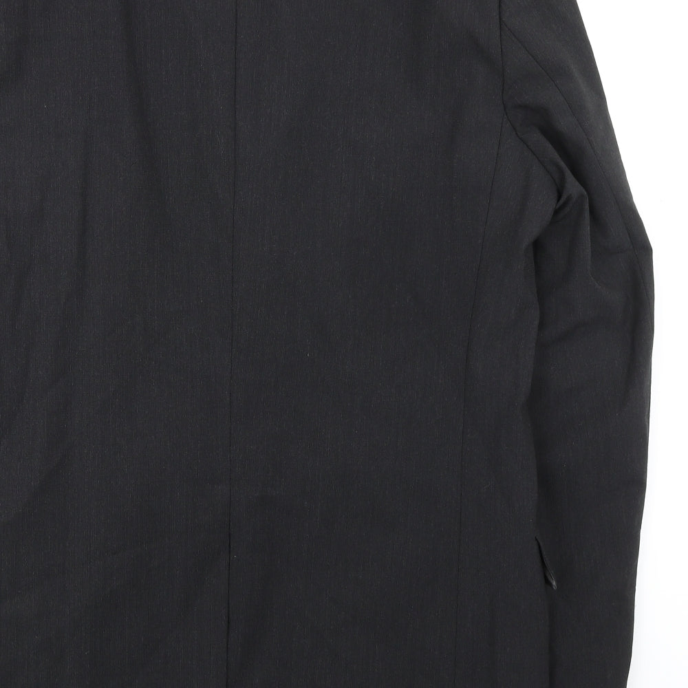 Marks and Spencer Mens Grey Polyester Jacket Suit Jacket Size 42 Regular - Classic