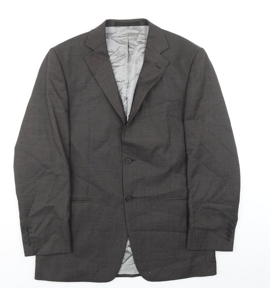 Marks and Spencer Mens Grey Wool Jacket Suit Jacket Size 40 Regular - Smart