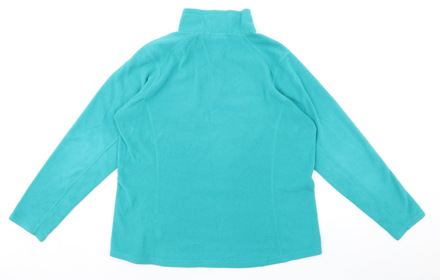 Kirkland Womens Green 100% Polyester Pullover Sweatshirt Size XL Zip - 1/4 Zip