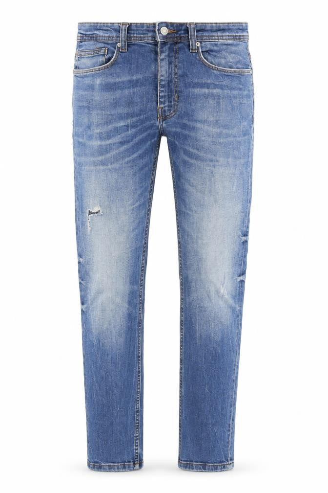 Burton Mens Blue Cotton Skinny Jeans Size 32 in L32 in Regular Zip - Stretch