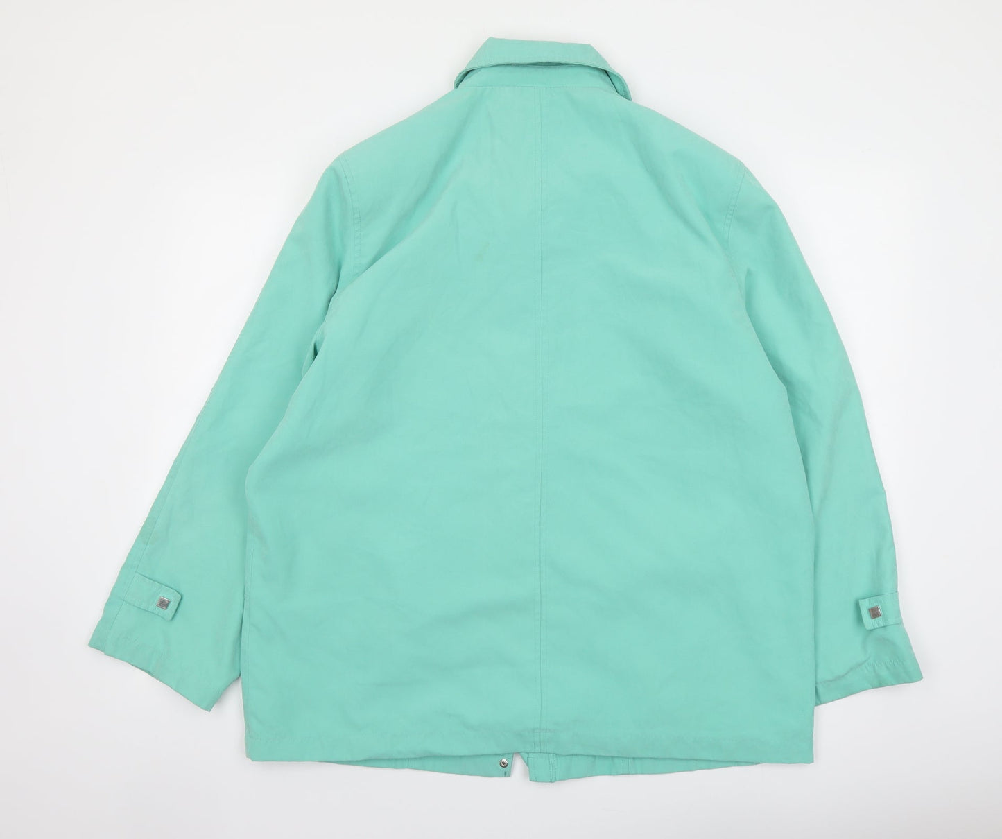 Finesse Womens Green Jacket Size 18 Zip