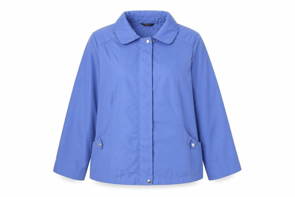 Bonmarché Womens Blue Jacket Size L Zip