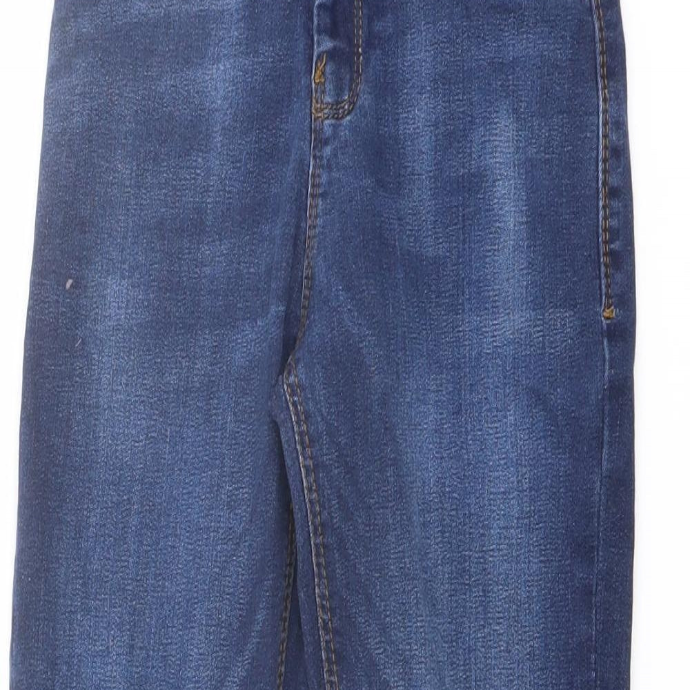 NEXT Boys Blue Cotton Straight Jeans Size 9 Months Regular Button