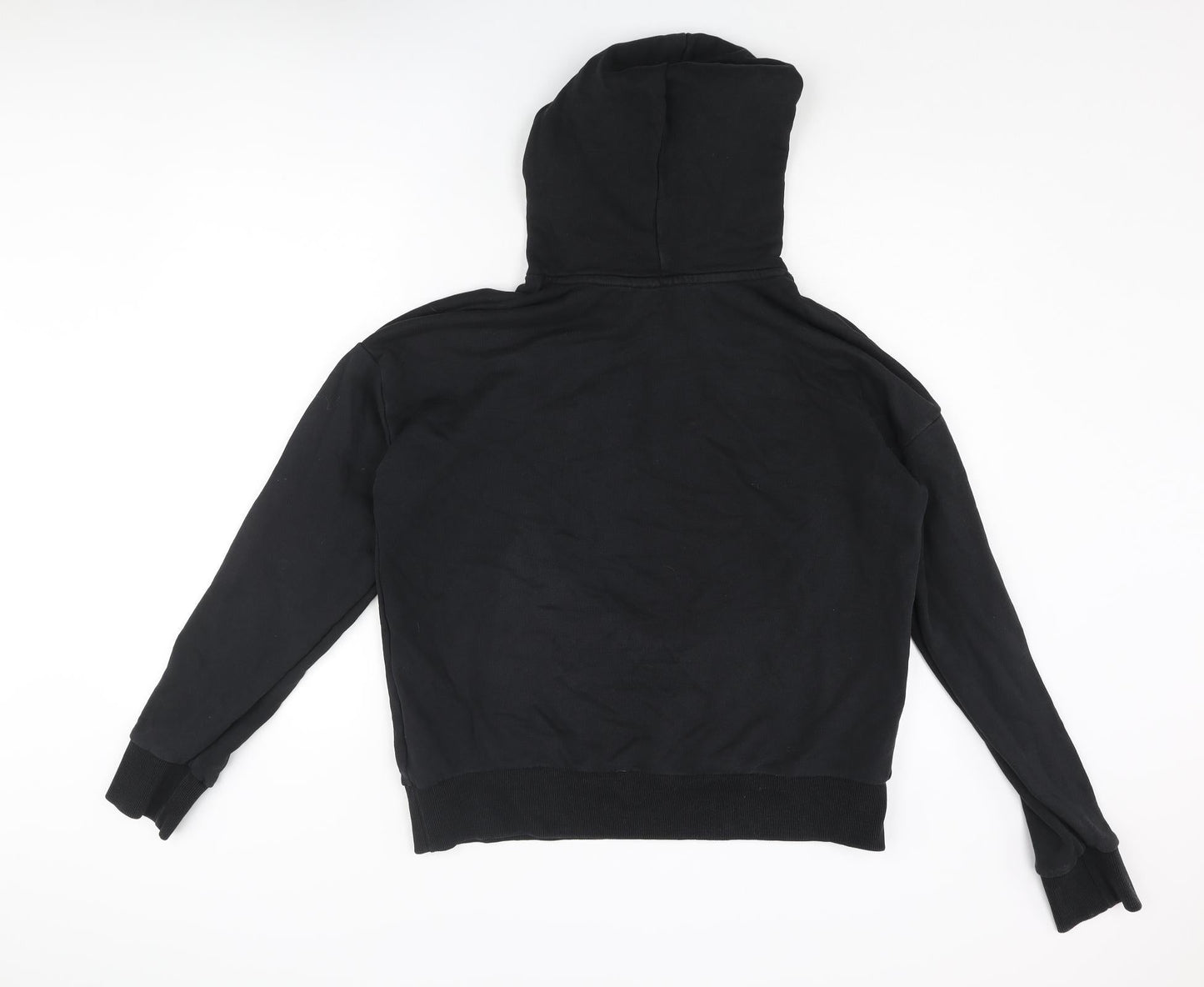 USA Pro Womens Black Polyester Pullover Hoodie Size 16 Pullover - Embroidered Logo