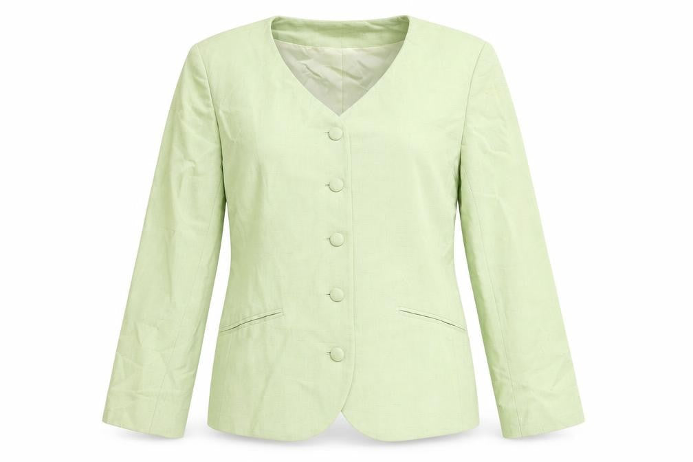 The Collection Womens Green Jacket Size 14 Button