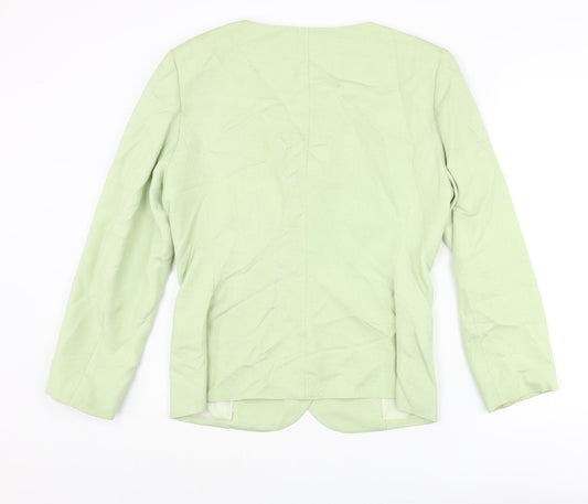 The Collection Womens Green Jacket Size 14 Button