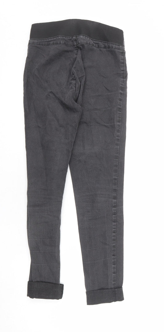 ORSAY Womens Grey Cotton Jegging Jeans Size 27 in L26 in Regular - Elastic Waist