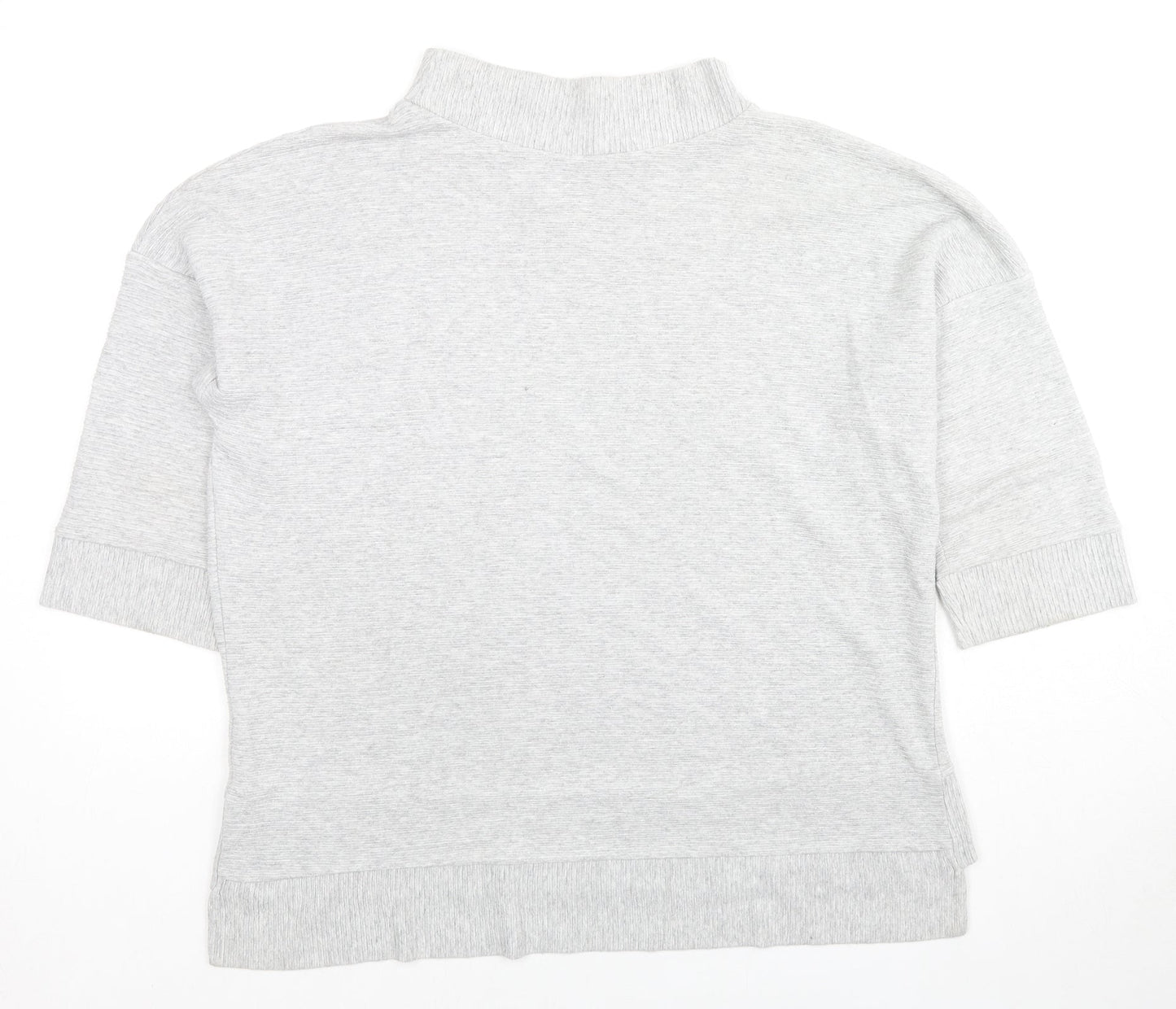 French Connection Womens Grey Viscose Pullover Sweatshirt Size S Pullover