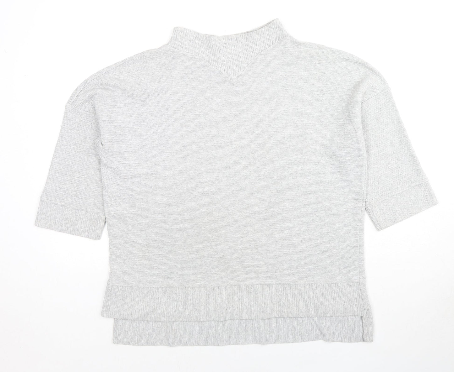 French Connection Womens Grey Viscose Pullover Sweatshirt Size S Pullover