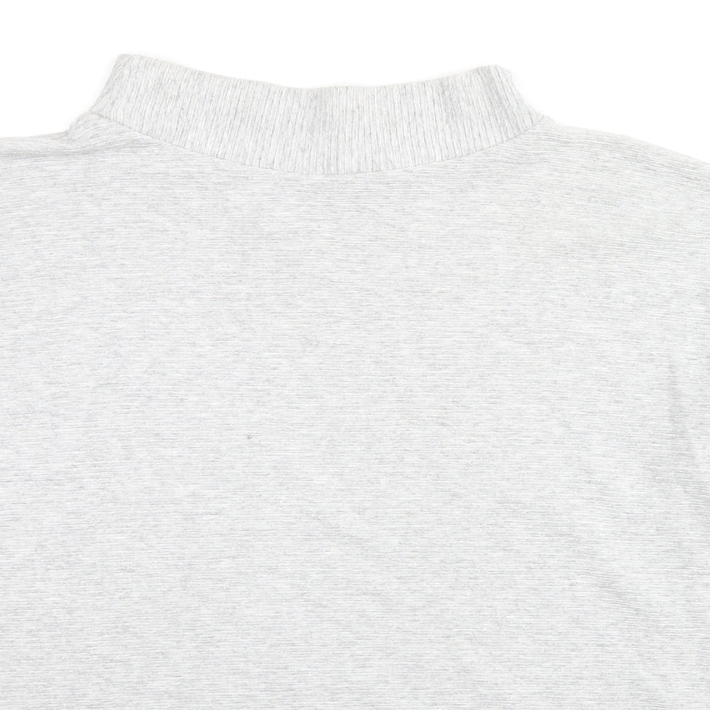 French Connection Womens Grey Viscose Pullover Sweatshirt Size S Pullover