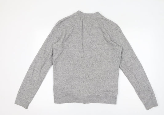 Topman Mens Grey Jacket Size S Zip