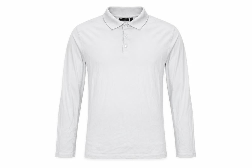 ASOS Mens Grey Cotton Polo Size L Collared Button