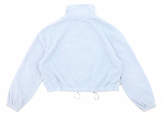 Brave Soul Womens Blue Jacket Size XS Zip