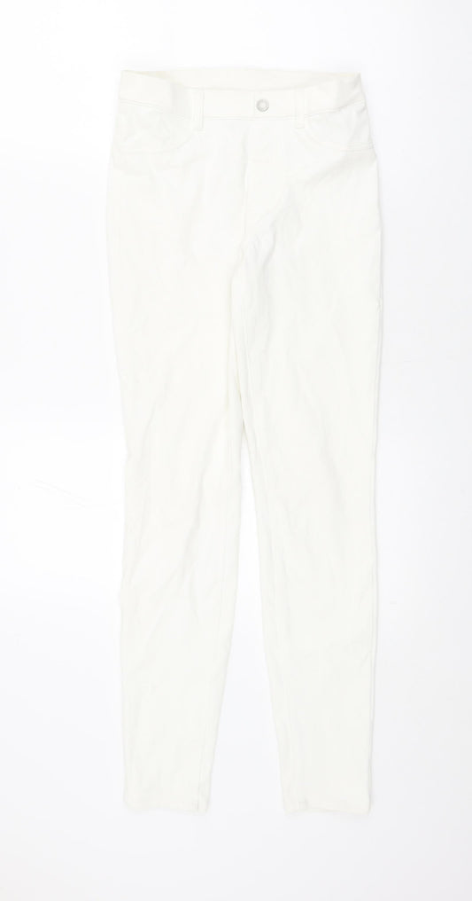 Uniqlo Womens Ivory Cotton Jegging Jeans Size XS L27.5 in Regular