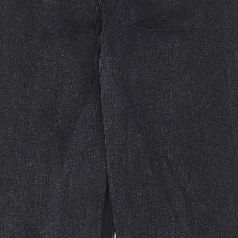 Gap Womens Grey Cotton Skinny Jeans Size 14 L27 in Regular Zip - Pockets, Belt Loops