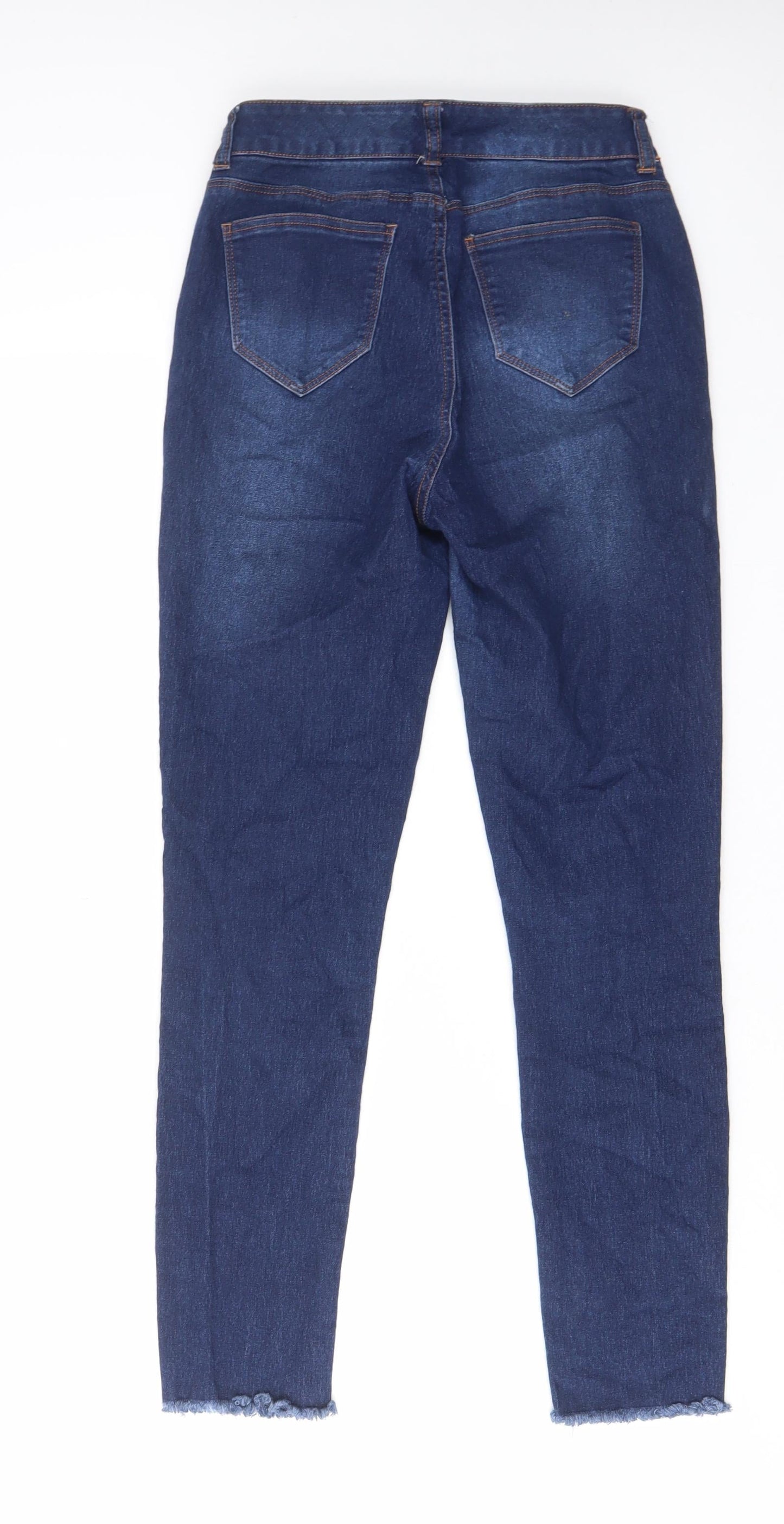 Fashion Nova Womens Blue Cotton Skinny Jeans Size 26 in L26 in Regular Zip - Pockets, Belt Loops