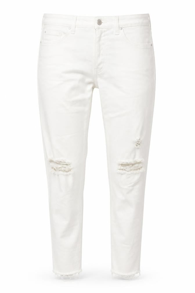Topshop Womens White Cotton Skinny Jeans Size 30 L30 in Regular Zip