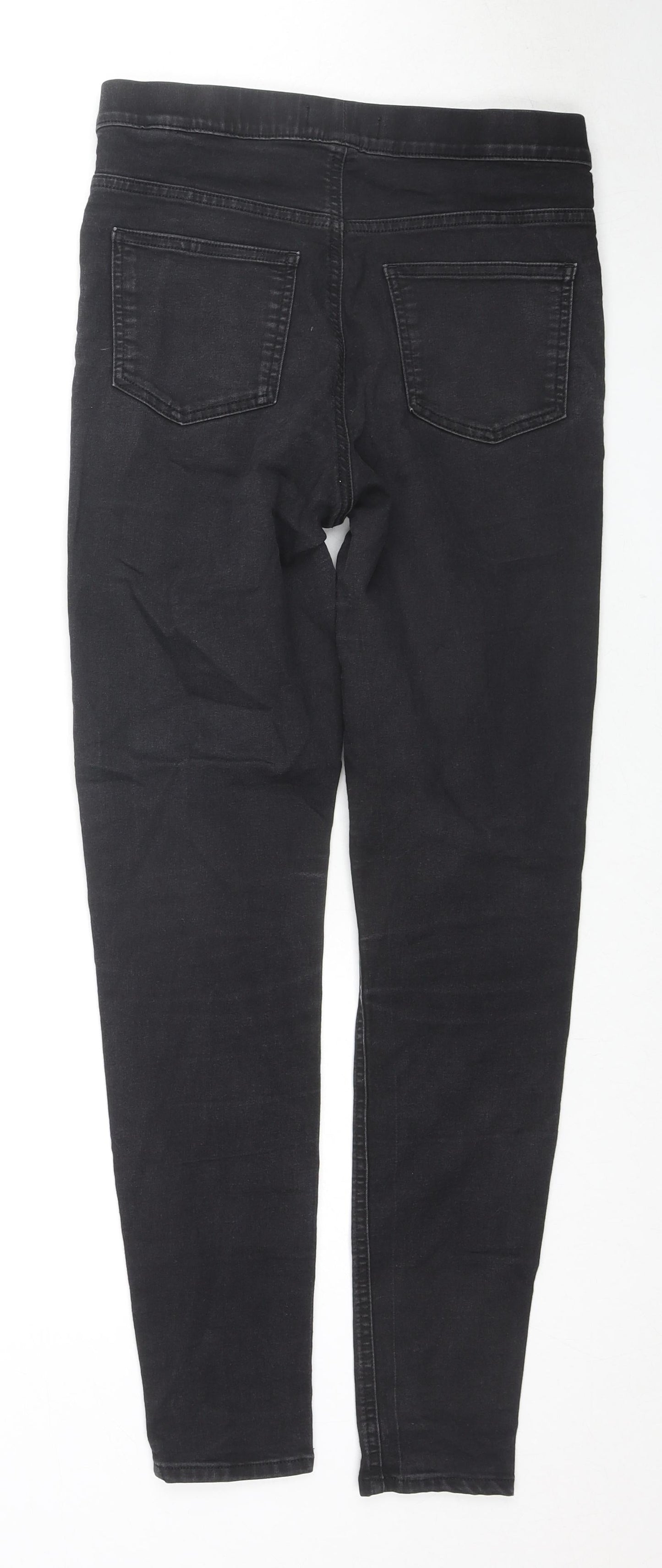 Marks and Spencer Womens Black Cotton Jegging Jeans Size 10 L30 in Regular
