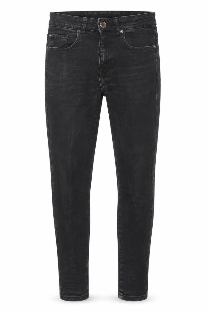 Zenzo Mens Black Cotton Skinny Jeans Size 30 in L31 in Regular Zip