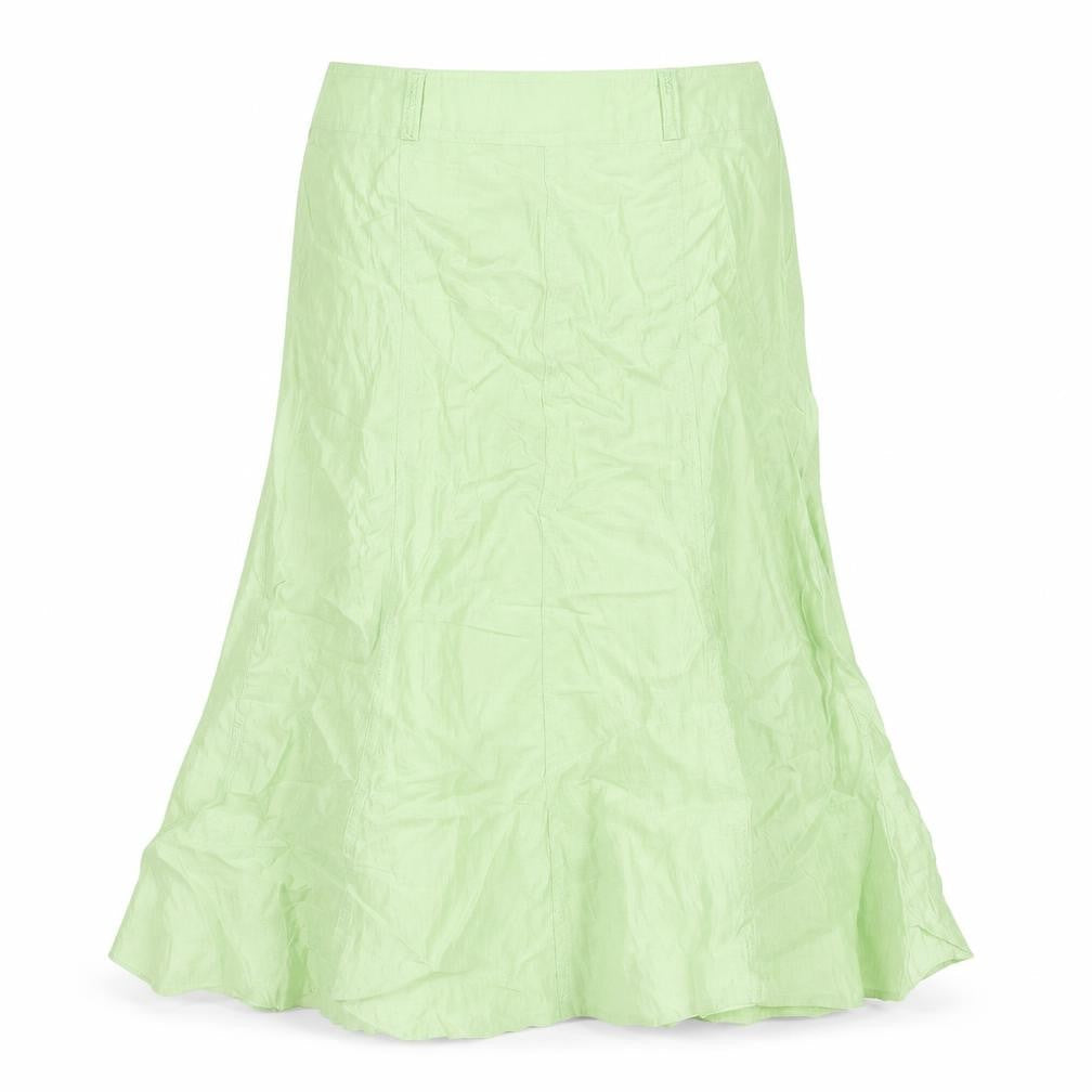 Gerry Weber Womens Green Acetate Trumpet Skirt Size 12 Zip