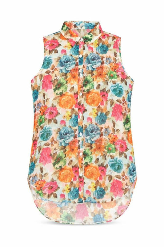 Womens UK Size XS Brave Soul Multicoloured Polyester Button-Up