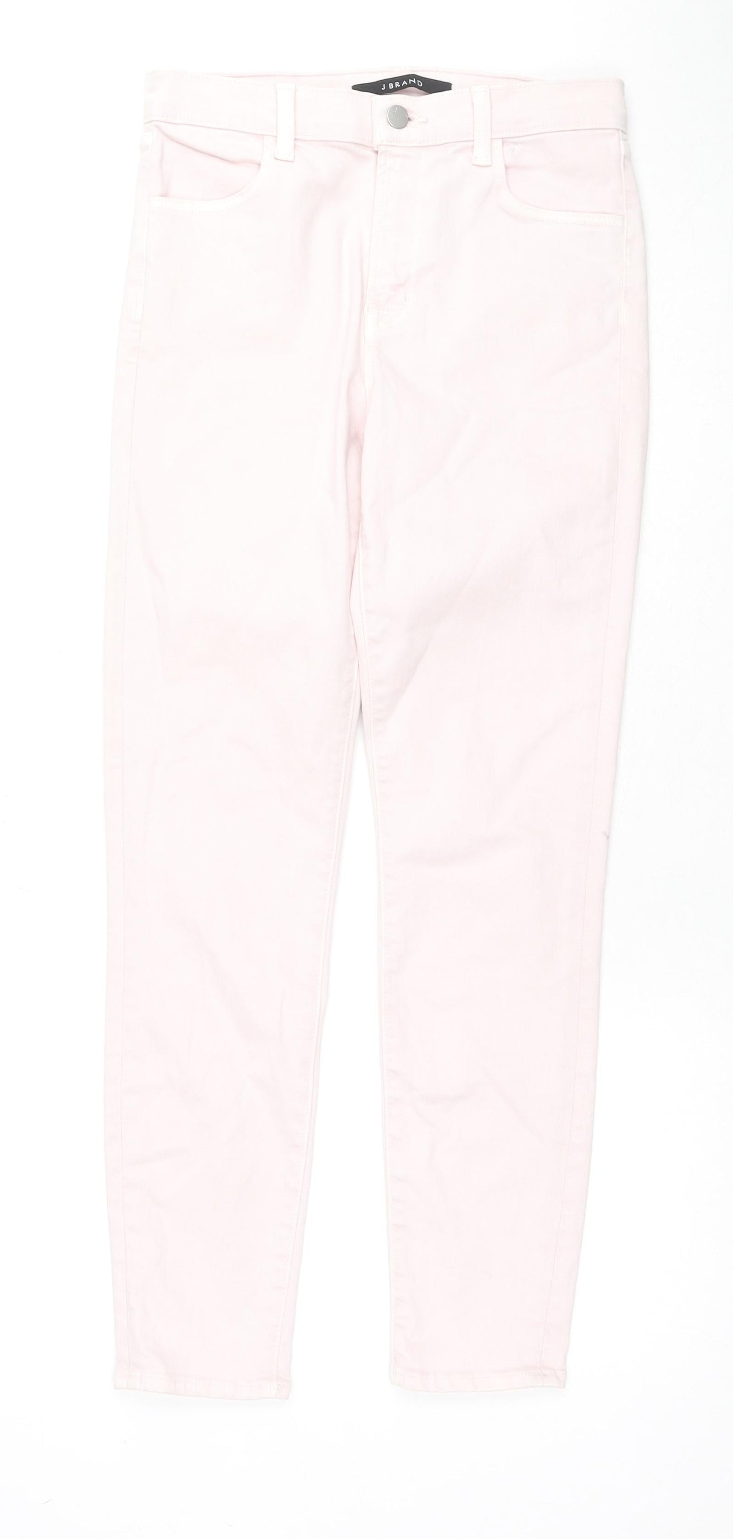 J Brand Womens Pink Cotton Skinny Jeans Size 27 in L27 in Regular Zip