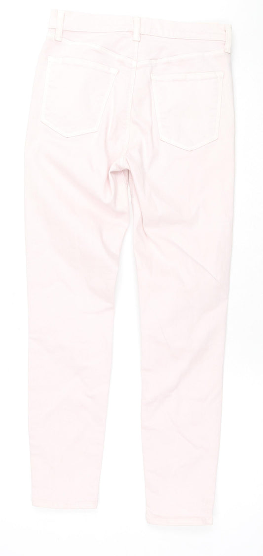 J Brand Womens Pink Cotton Skinny Jeans Size 27 in L27 in Regular Zip