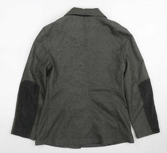 Capopera Womens Green Jacket Size S Button