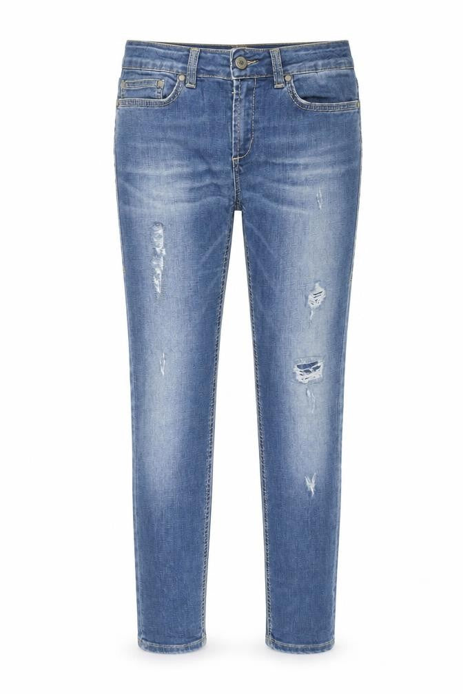 Dondup Womens Blue Cotton Skinny Jeans Size 29 in L27 in Regular Zip