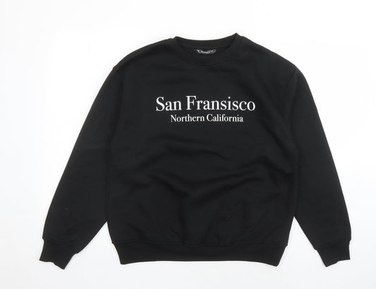 Dunnes Stores Womens Black Polyester Pullover Sweatshirt Size S Pullover - San Francisco