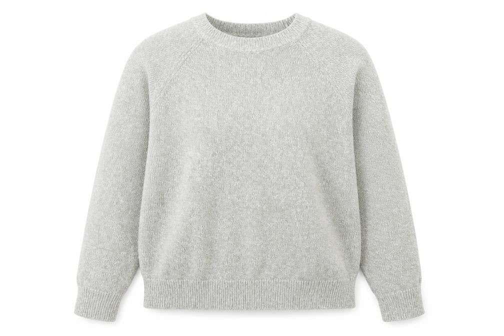 Marks and Spencer Womens Green Round Neck Cotton Pullover Jumper Size M